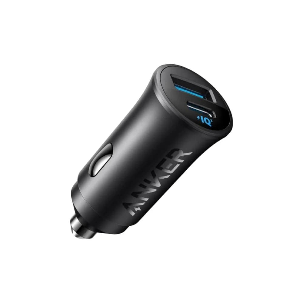 Anker Ultra Compact Dual-Port Car Charger 30W — Fast Charging for Vehicles