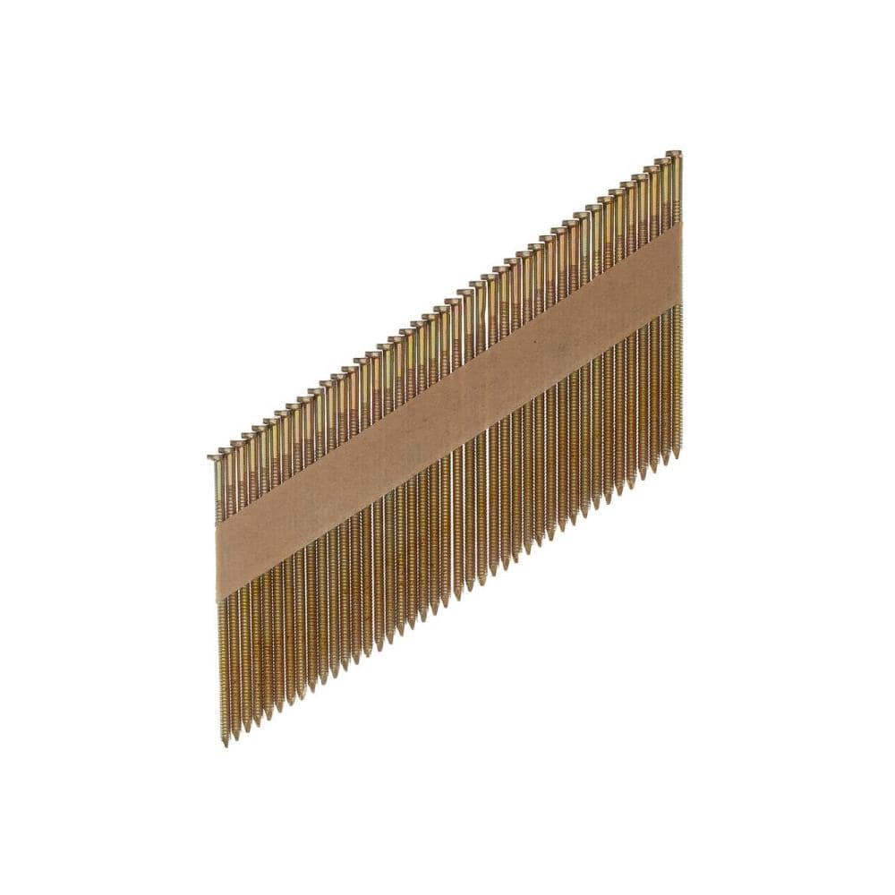 Milwaukee 34° D-Head 90 mm Ring Shank Galvanized Framing Nails (2200 pcs)