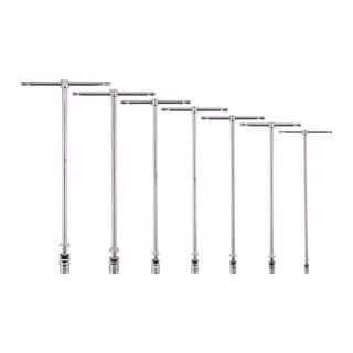 Milwaukee 7-Piece T-Bar Handle with Swivel Socket Hex Metric Set