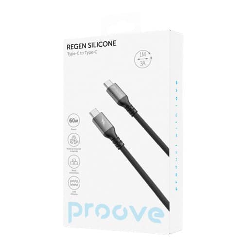 Cable Proove ReGen Silicone Type-C to Type-C 60W (1m)
