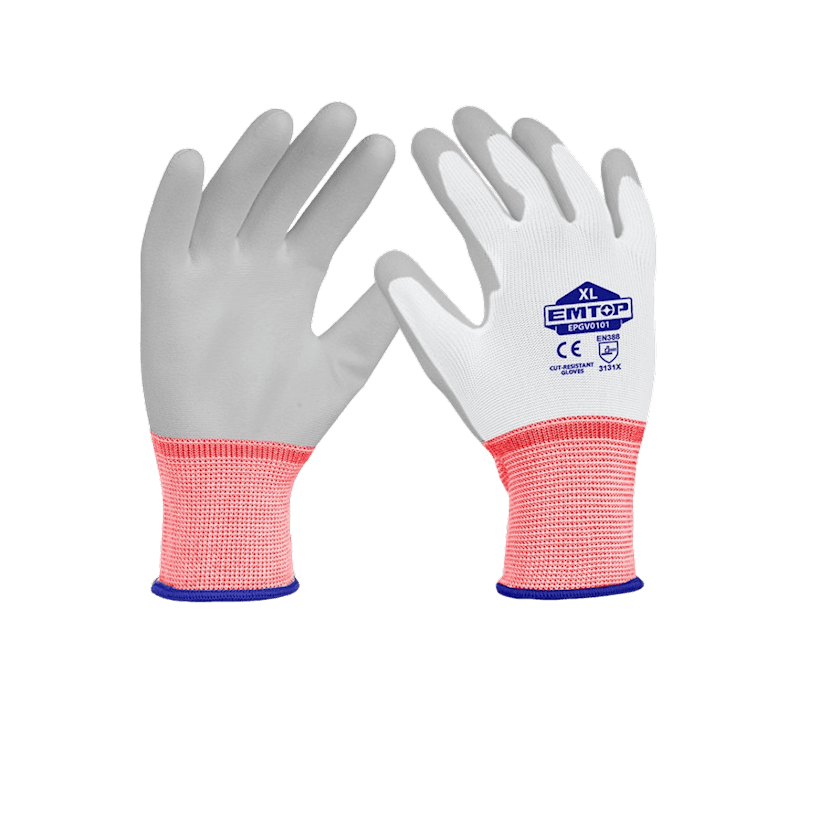 EMTOP EPGV0101 – Heavy-Duty White Cotton Work Gloves