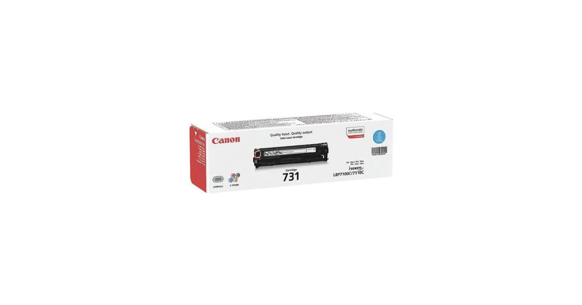 Canon 731 Genuine Toner Cartridge - Choose Color: Black, Cyan, Magenta, or Yellow - Professional Laser Printing - Compatible with i-SENSYS LBP7100 and MF620 Series