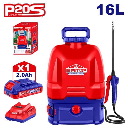 EMTOP ESPLI20162 Cordless Sprayer