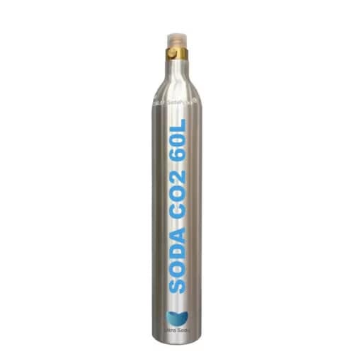 CO₂ Soda Gas Cylinder 60L - Compatible with Ultra Soda Sparkling Water Maker