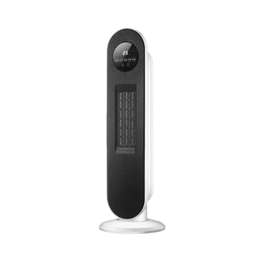 Conti Ceramic Electric Heater 2000W - TCH-172-WB-R, Vertical Tower Design in White, PTC Fast Heating, Oscillation, & Double Safety System