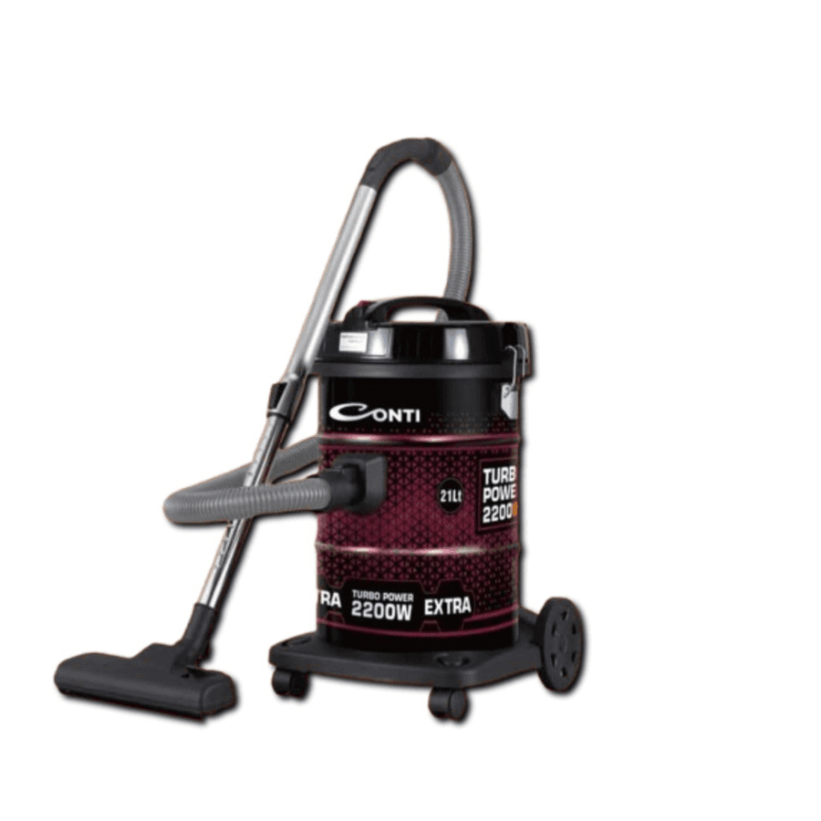 Conti Barrel Vacuum Cleaner 2200W with Durable Metal Drum for Powerful Cleaning