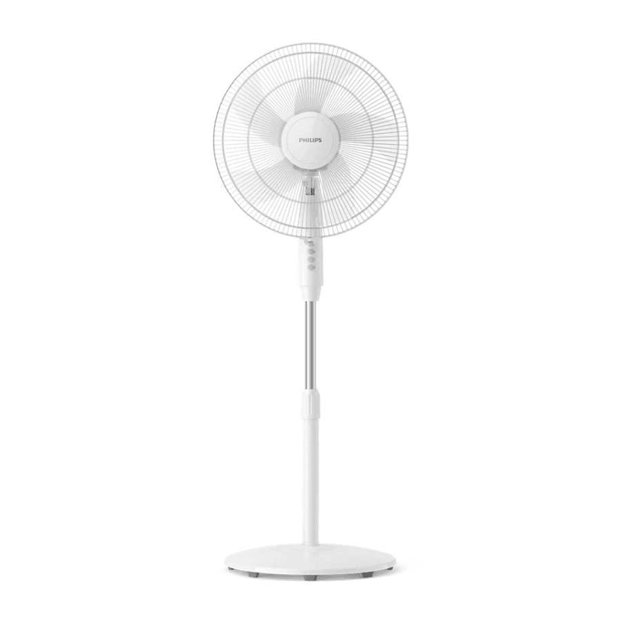 Philips Pedestal Fan - Powerful Cooling, 3 Speed Settings, Adjustable Height, Quiet Operation, & Wide Oscillation - ACP620/00