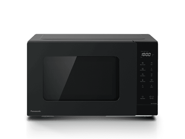 Panasonic 25L Microwave Oven NN-ST34NB - 800W Power - 9 Auto Cooking Menus - Quick 30 Function - Child Lock - Sleek Black Design