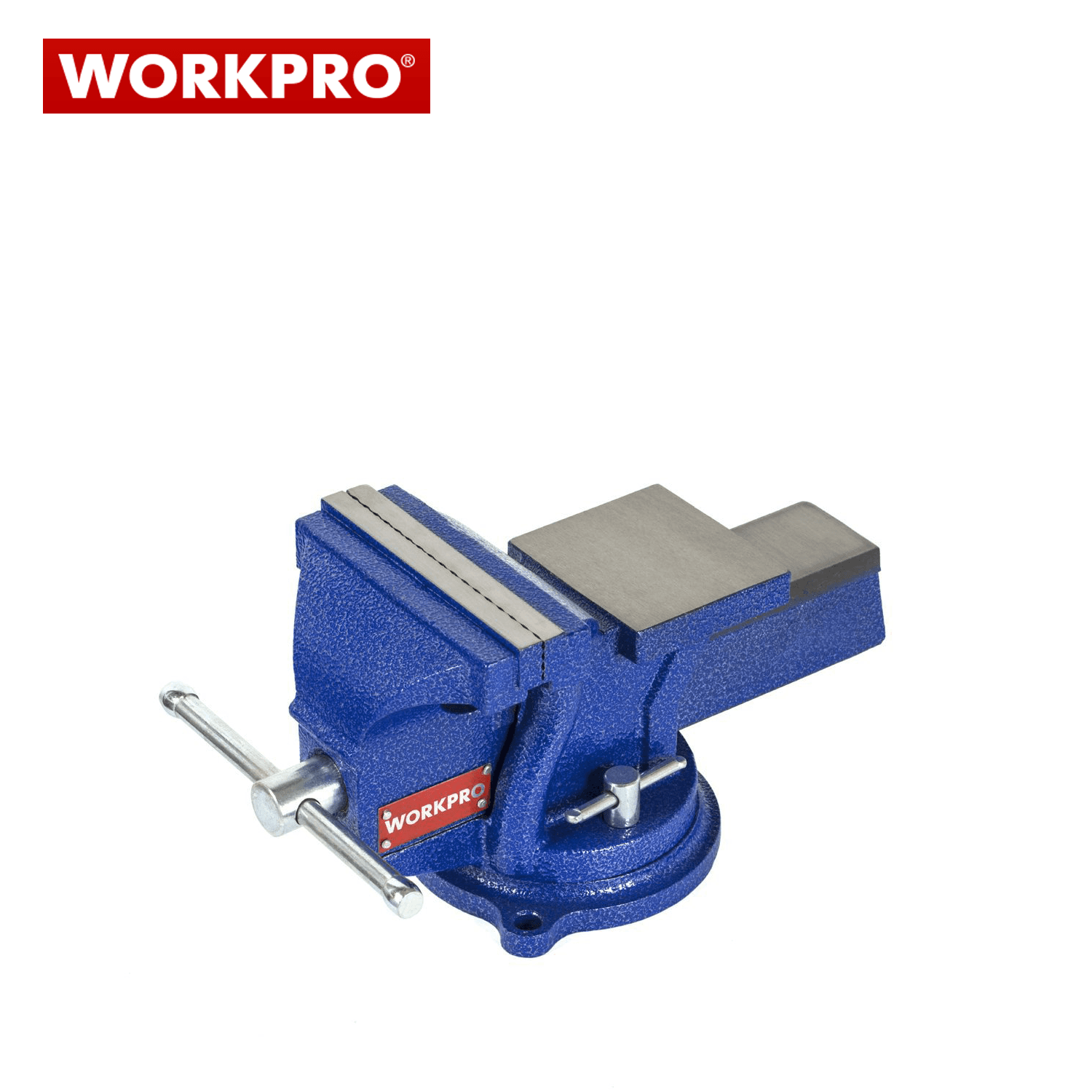 Bench Vise with Swivel Base and Anvil