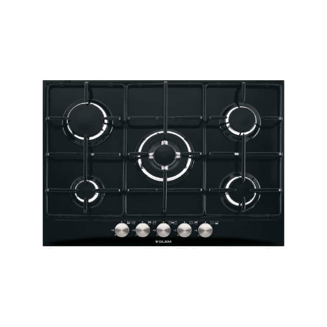 Emilia Gas Hob 90 cm - Black