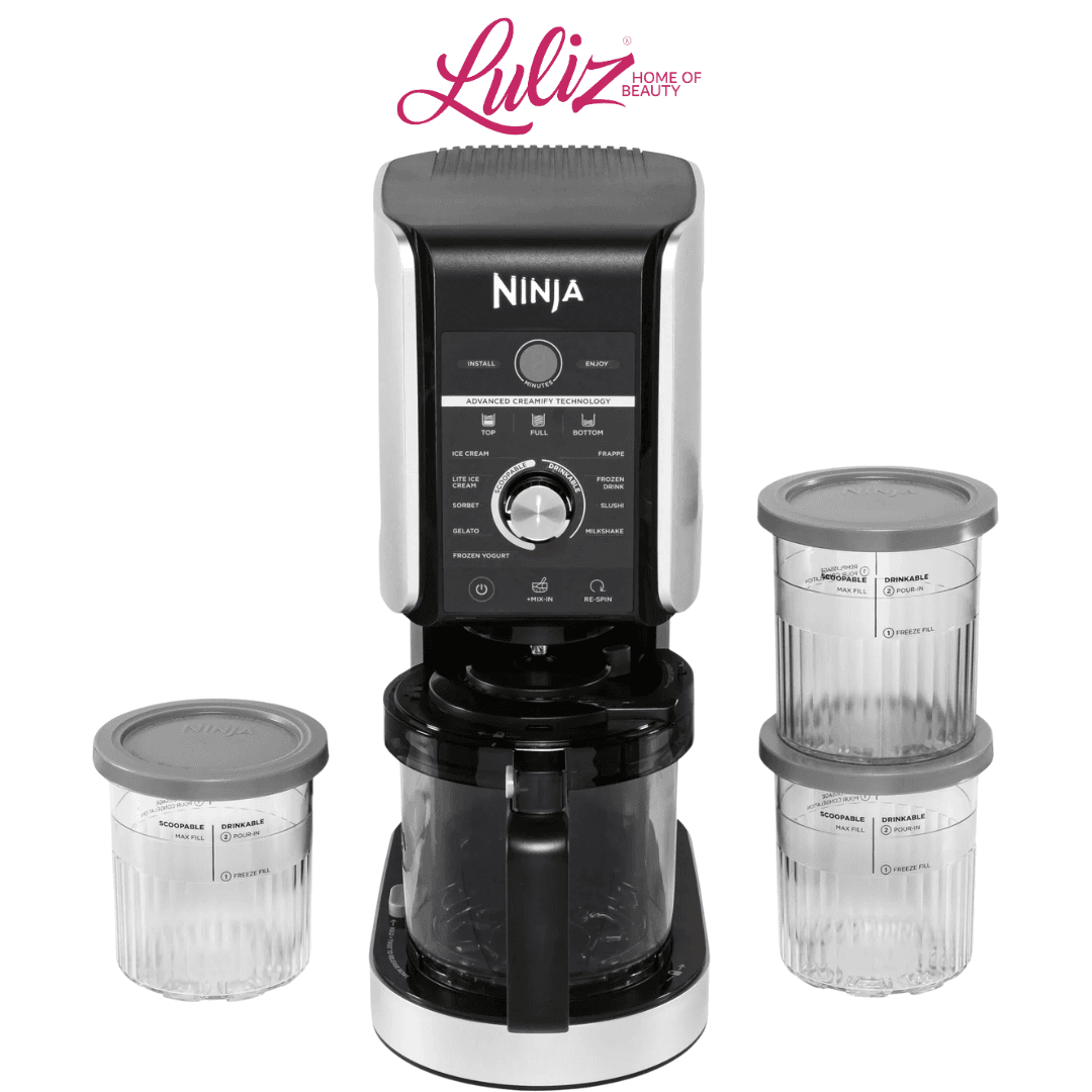 NINJA - CREAMi Deluxe 10-in-1 Ice Cream and Frozen Drink Maker NC501UK