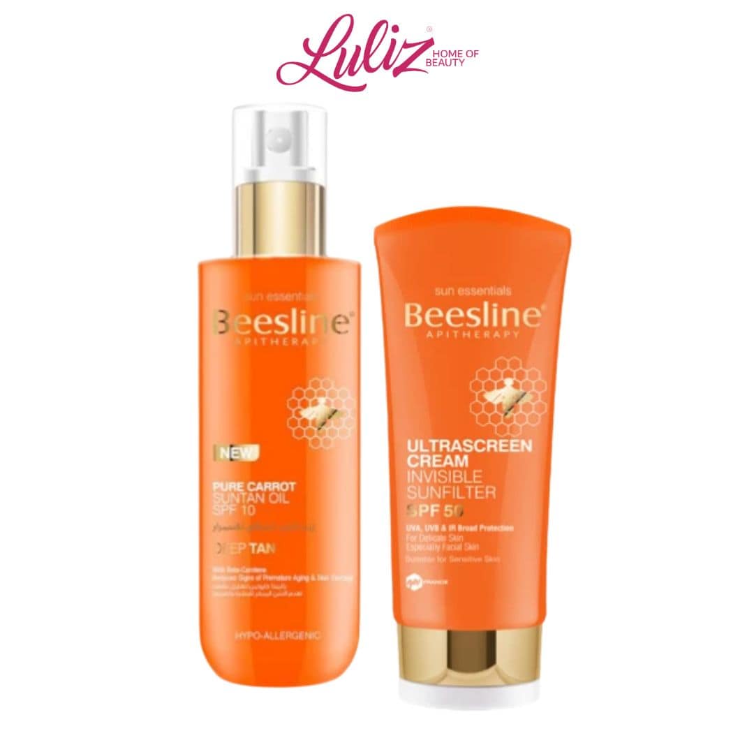 BEESLINE - Pure Carrot Suntan Oil & Ultrascreen Cream SPF50 Offer