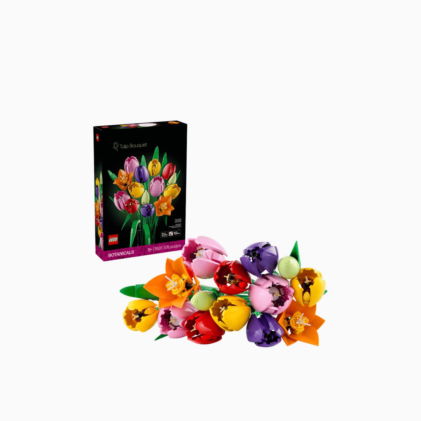 LEGO Tulip Bouquet- 576 Pcs