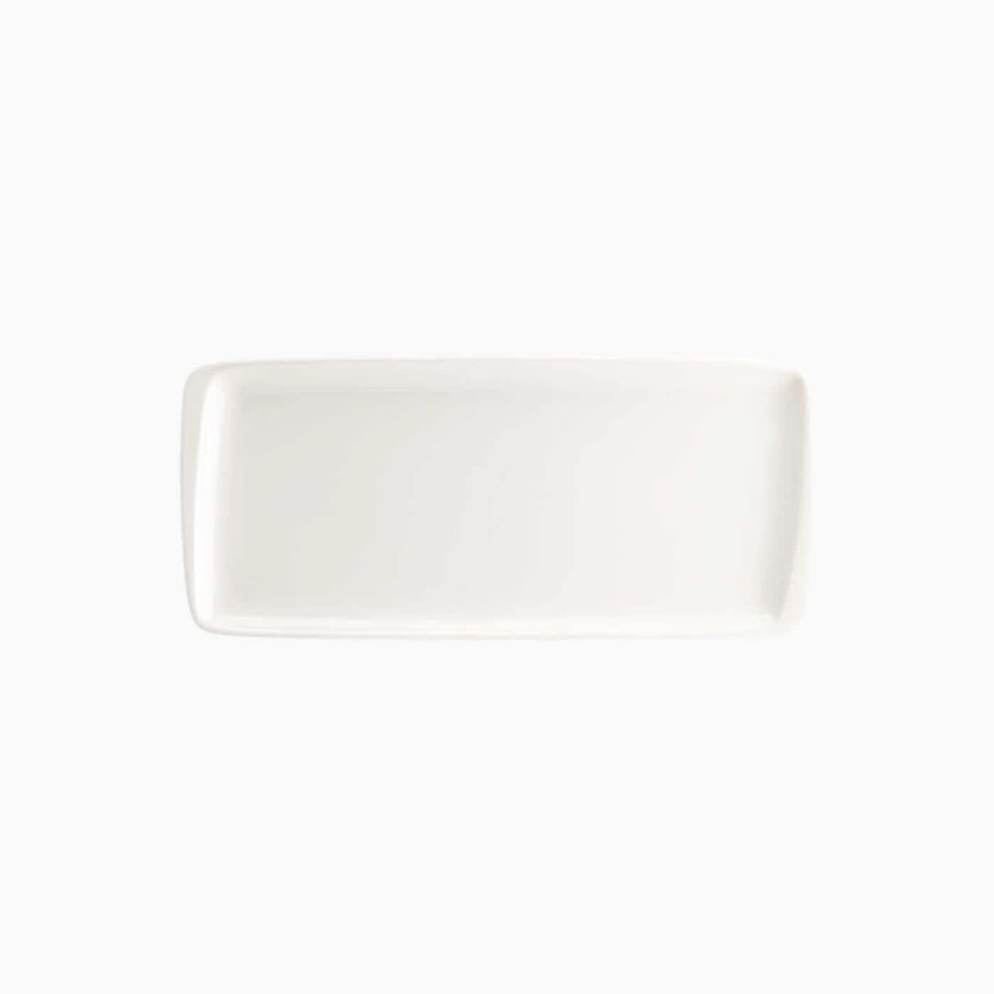 Bonna White Rectangular Plate
