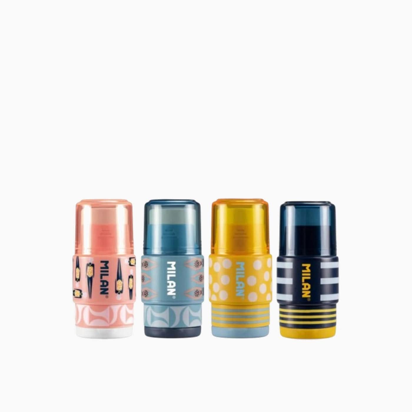 Milan Erasers with Pencil Sharpener