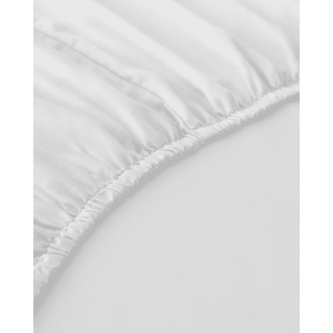 H Living Plain Cotton Single Size Plus Fitted Sheet 120x200 cm