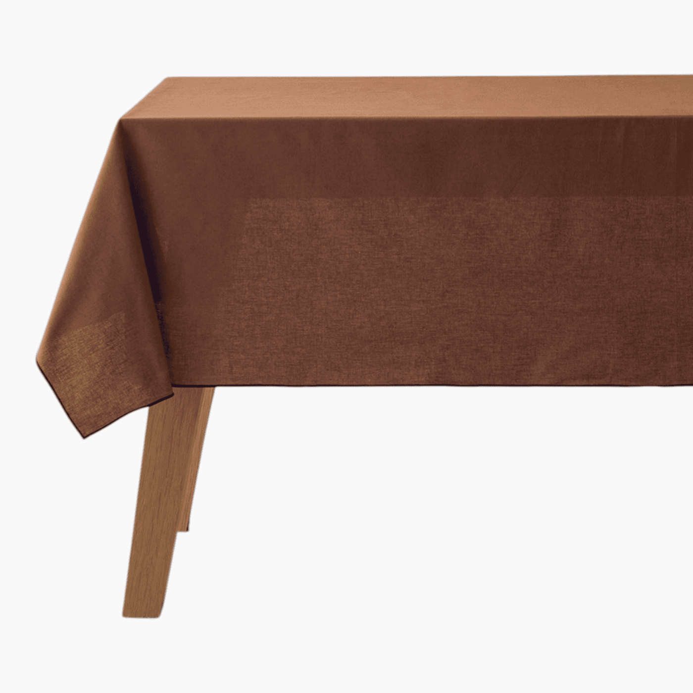 H Living Modern Linen Cotton Table Cloth 150x220 cm Terracotta