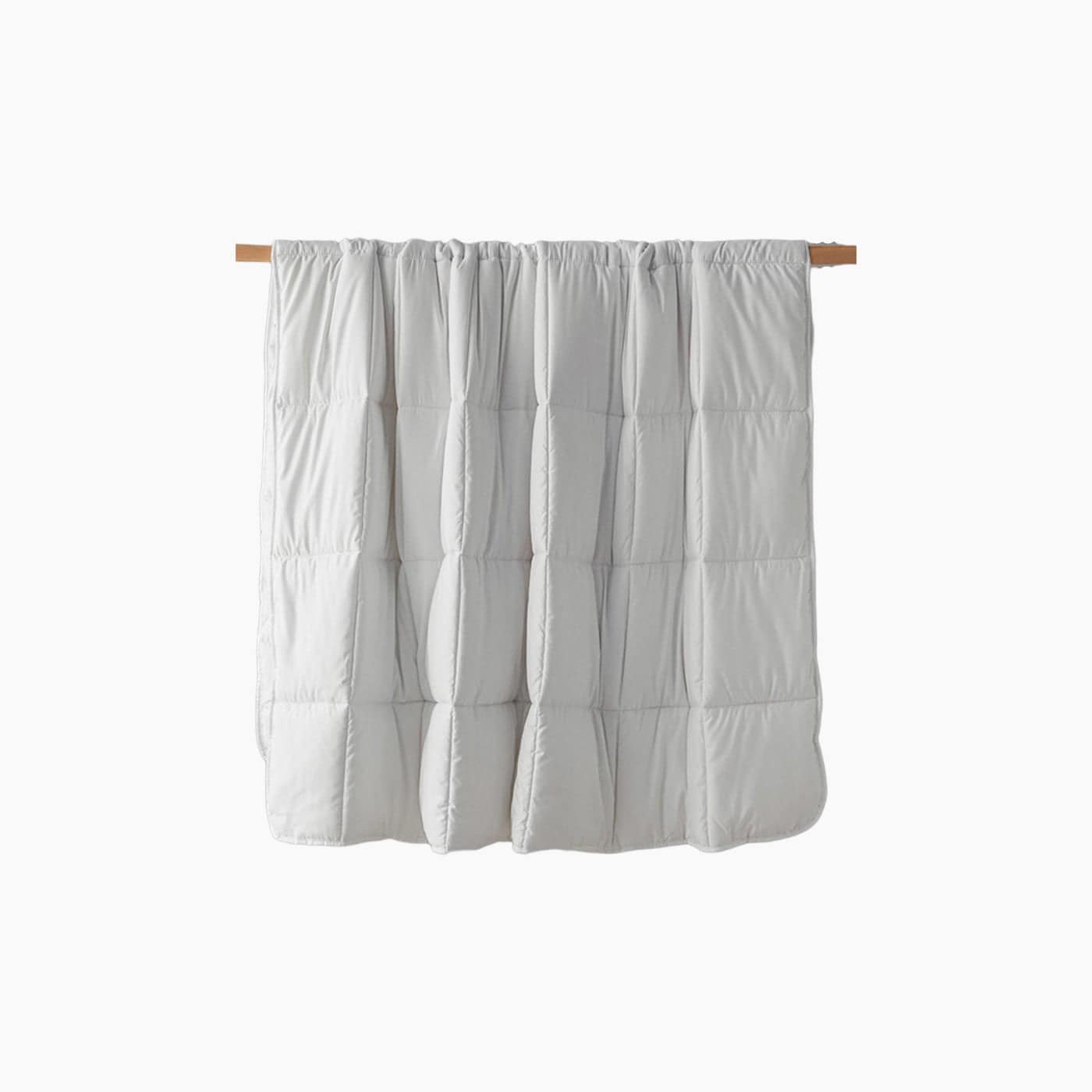 H Living Soft Bamboo Double Size Quilt 195x215 cm White