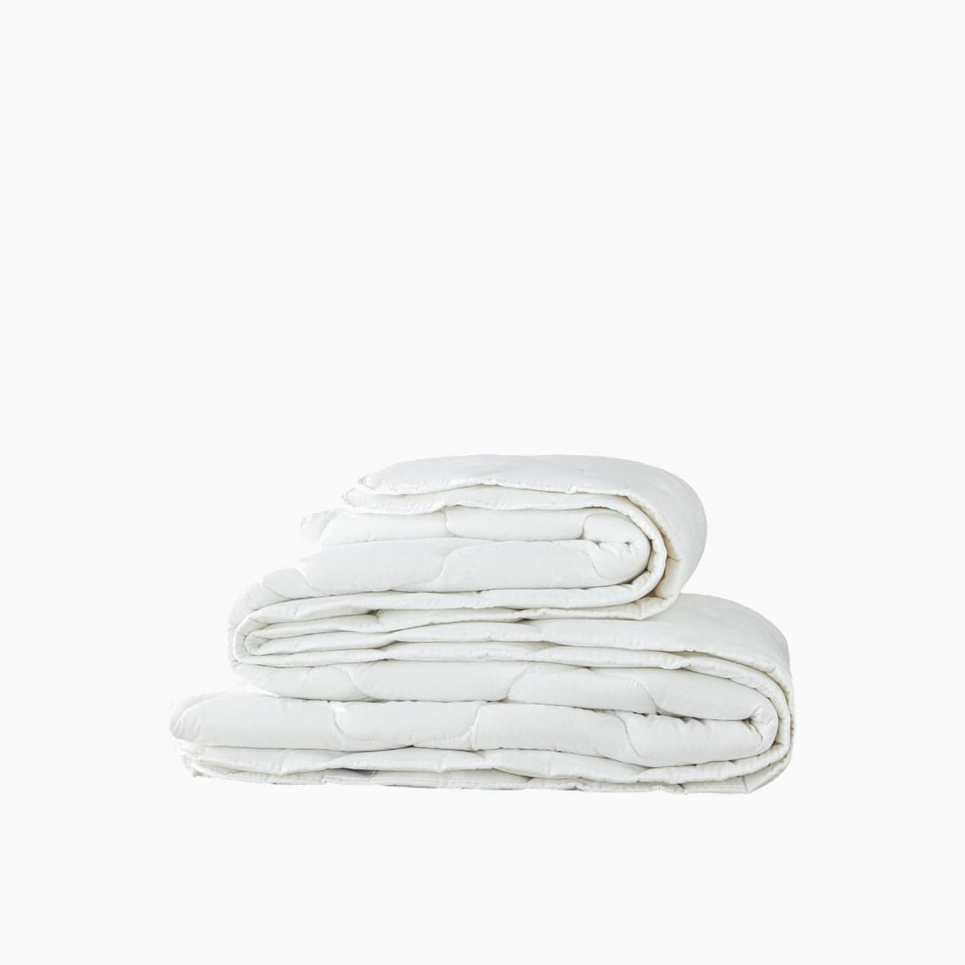 H Living Comfy Cotton Quilt 195x215 cm White