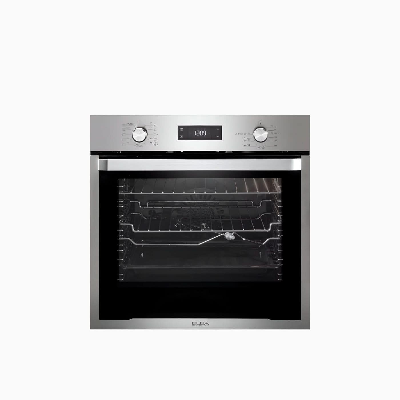 Elba Black Glass Electric Oven