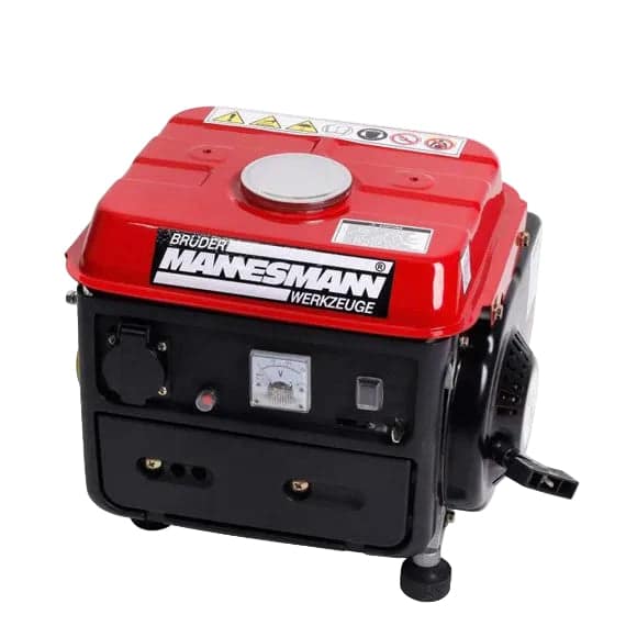 Mannesmann Electric Power Generator, 2 PS/1.5 KW, 1Cylinder (2-stroke), 1Socket 230 V ~ 50 Hz, Tank 4Liter, 5Operating hours
