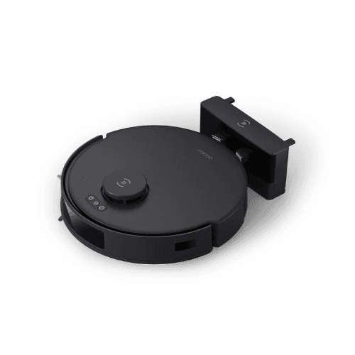 Ecovacs Robot Vacuum,180Ml Water Tank, 8000Pa, Black