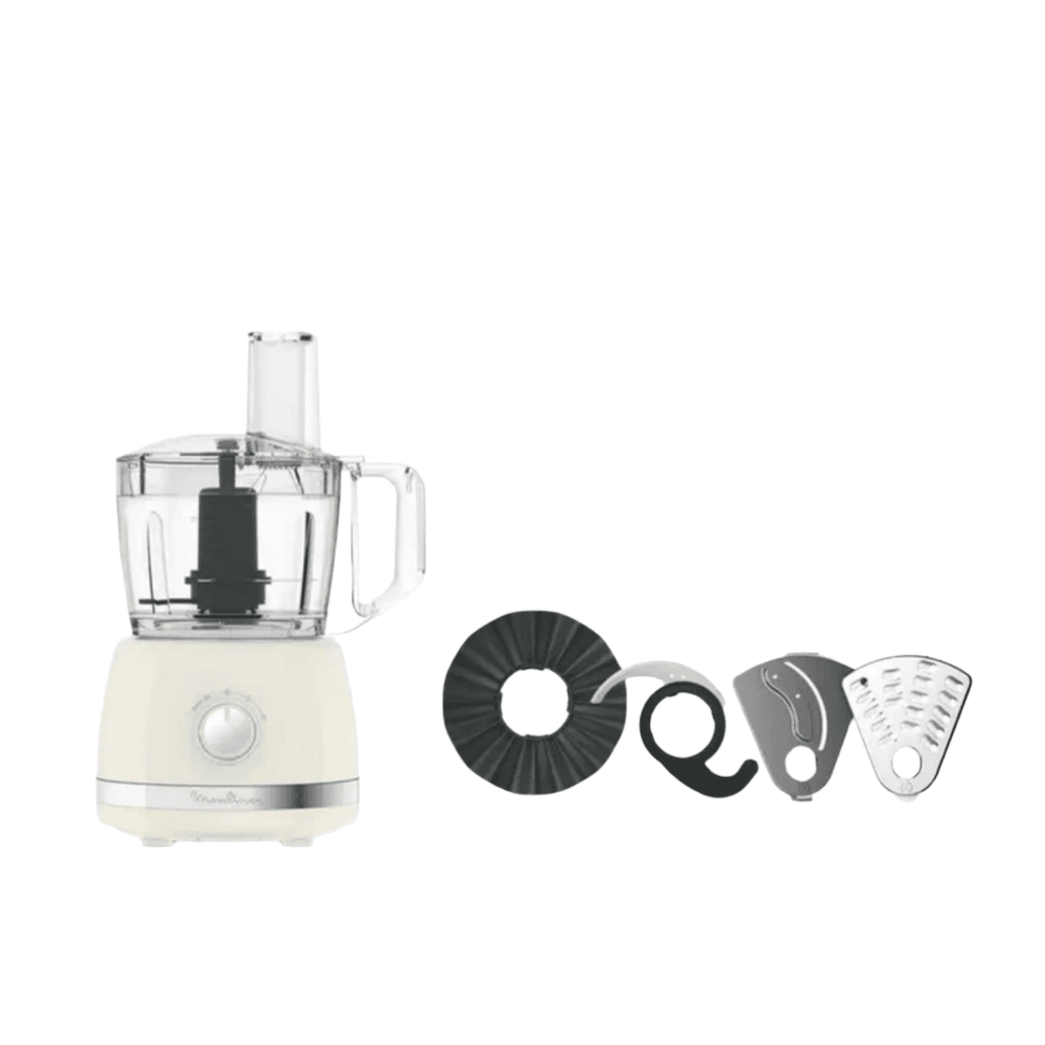 Moulinex Food Processor, 15Functions, 600Watts, Beige