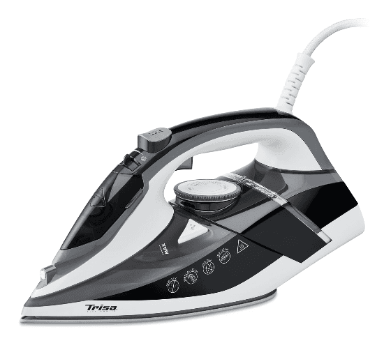 Trisa Steam iron Prof. Steam, 350Ml, 2000Watts, Black