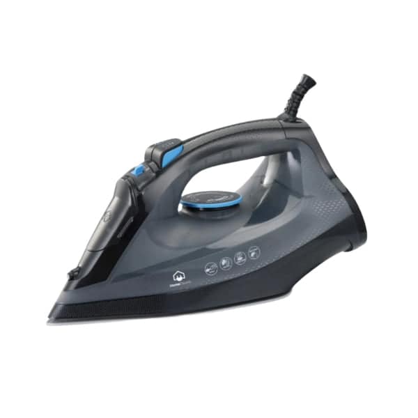 Home Electric Steam Iron, 2400Watts, Ceramic Plate, Grey