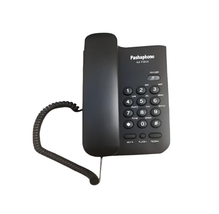 Panaphone Landline Integrated Telephone System, Black