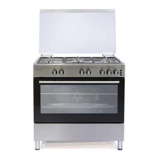Electromatic Stoves Gas Cooker, 90Cm, 5Burners, Silver