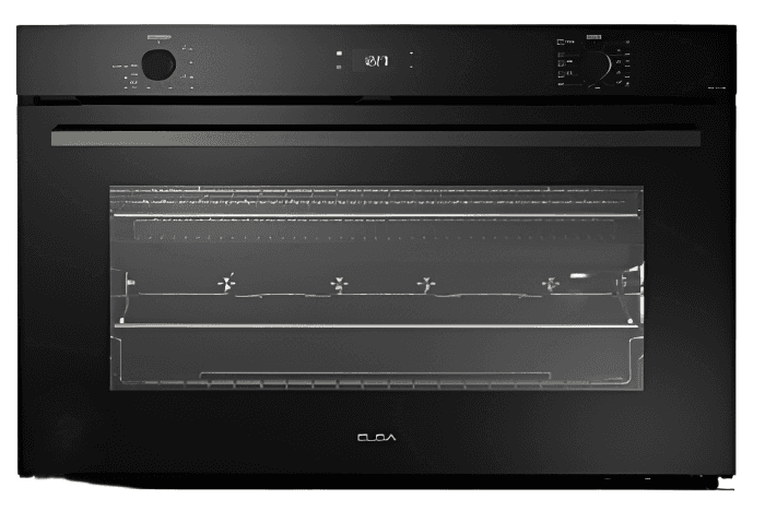 Elba Built in Gas Oven, 90Cm, 8Functions, 106Lit, Black
