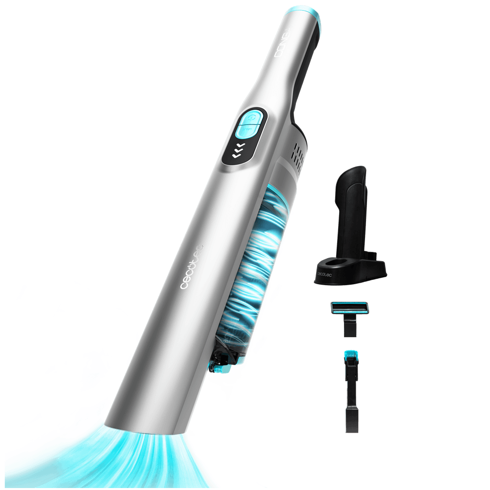 Cecotec Conga Micro Essential Handheld Vacuum Cleaner, 90Watts, Digital Brushless, Sliver