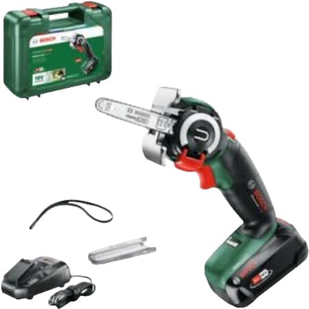 Bosch Advanced Cut Chainsaw, 18Volt, Cutting Depth in Wood, Green