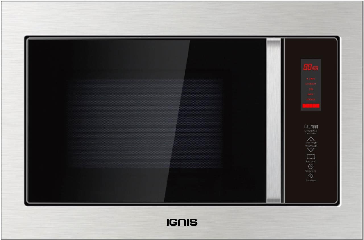IGNIS Built in Microwave, 31Lit, 900Watts, Silver