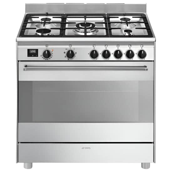Odul Gas Cooker, Full-Safety Turbo 2Fan, 90Cm, Stainless Steel