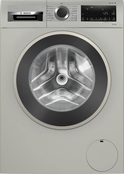 Bosch Series 4 Front Load Washing Machine A+++, 10.5KG, 1400RPM, Silver