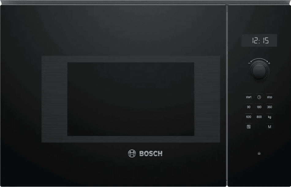 Bosch Built in Microwave, 60Cm, Series6, 800Watts, 20Lit, Black