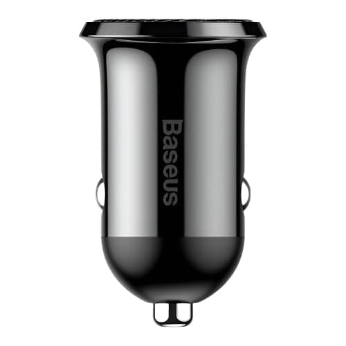 Baseus Grain Pro Dual USB Car Charger 4.8A — Black (CCALLP-01)