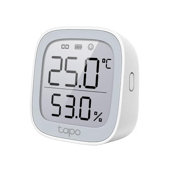 Tapo Smart Temperature and Humidity Monitor, White