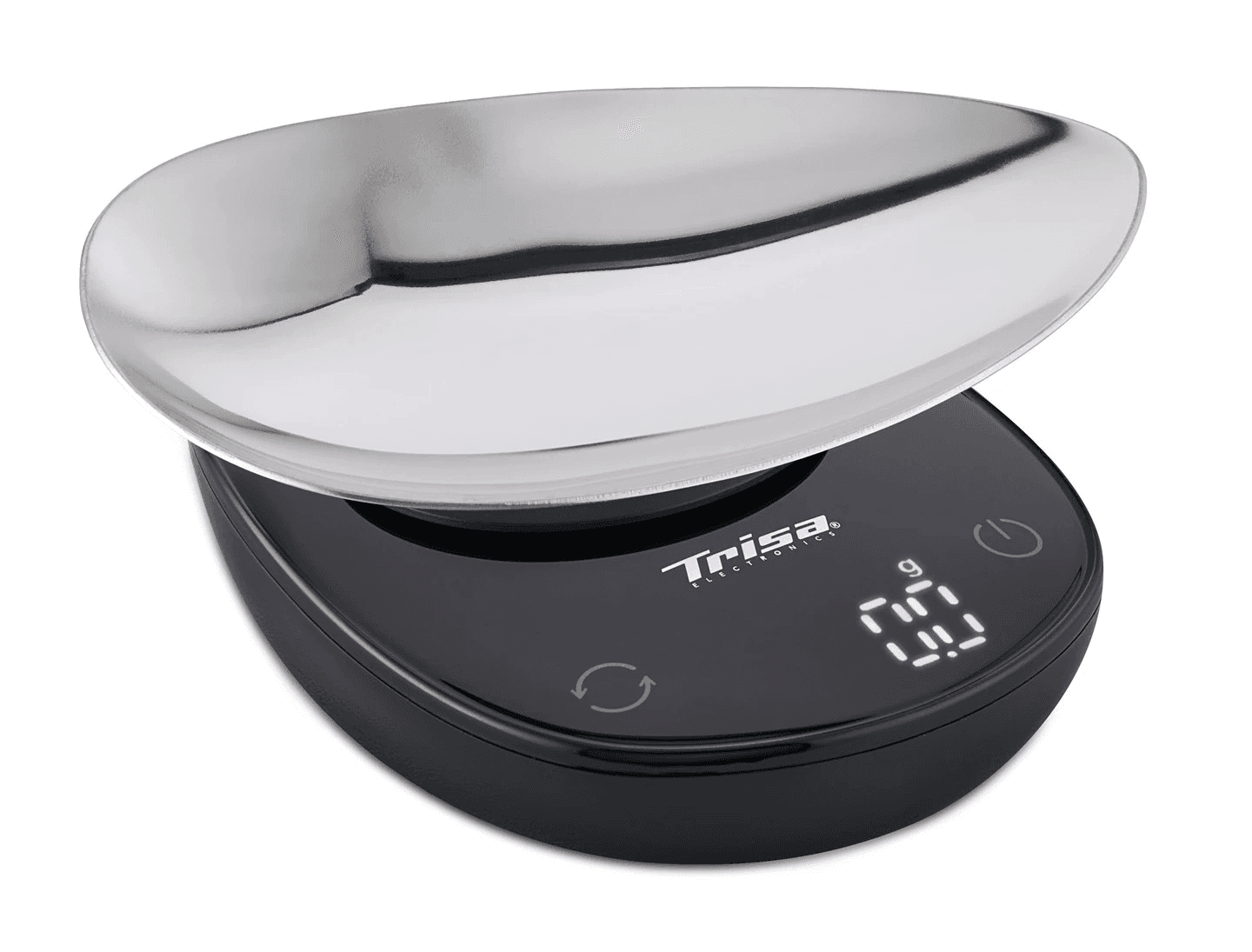 Trisa Digital Kitchen Scale, Favour Scale, Black