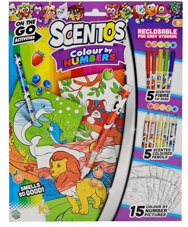 On The Go Activity Set COLOUR BY NUMBERS