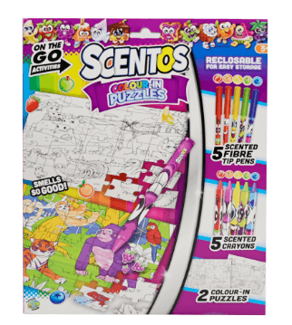 On The Go Activity Set COLOUR IN PUZZLES