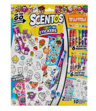 On The Go Activity Set COLOUR IN STICKERS