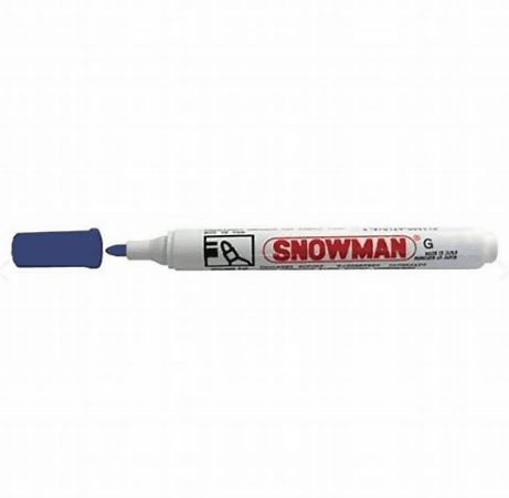 SNOWMAN PERMANENT MARKER - Black
