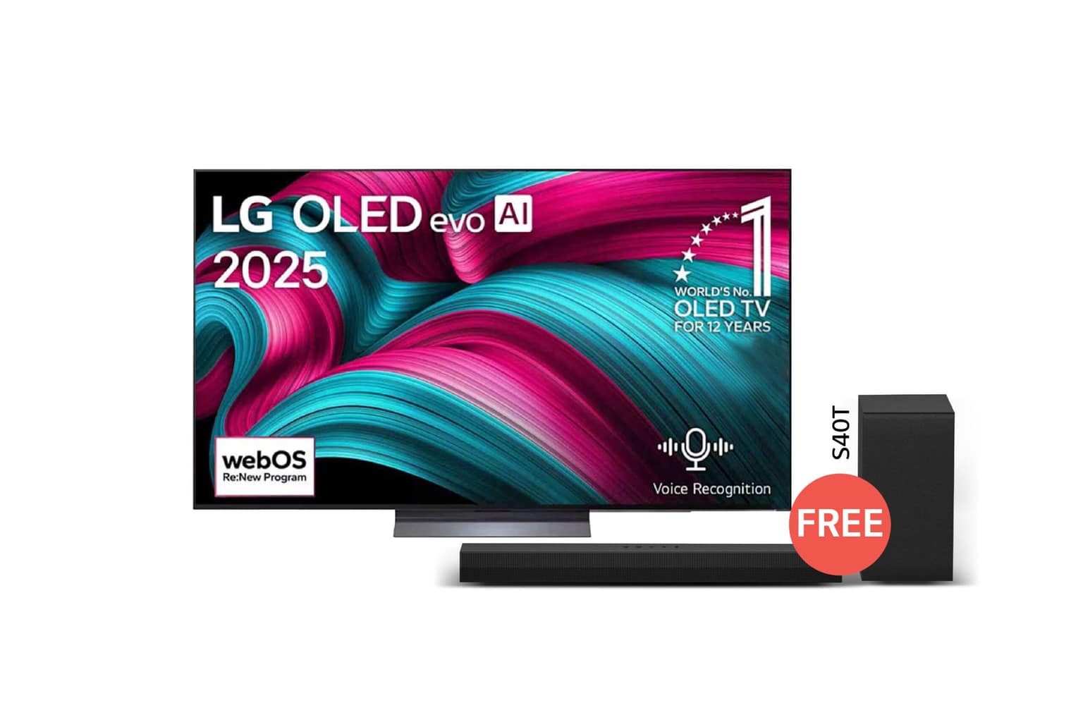 تلفزيون LG OLED evo AI C5 مقاس 77 بوصة