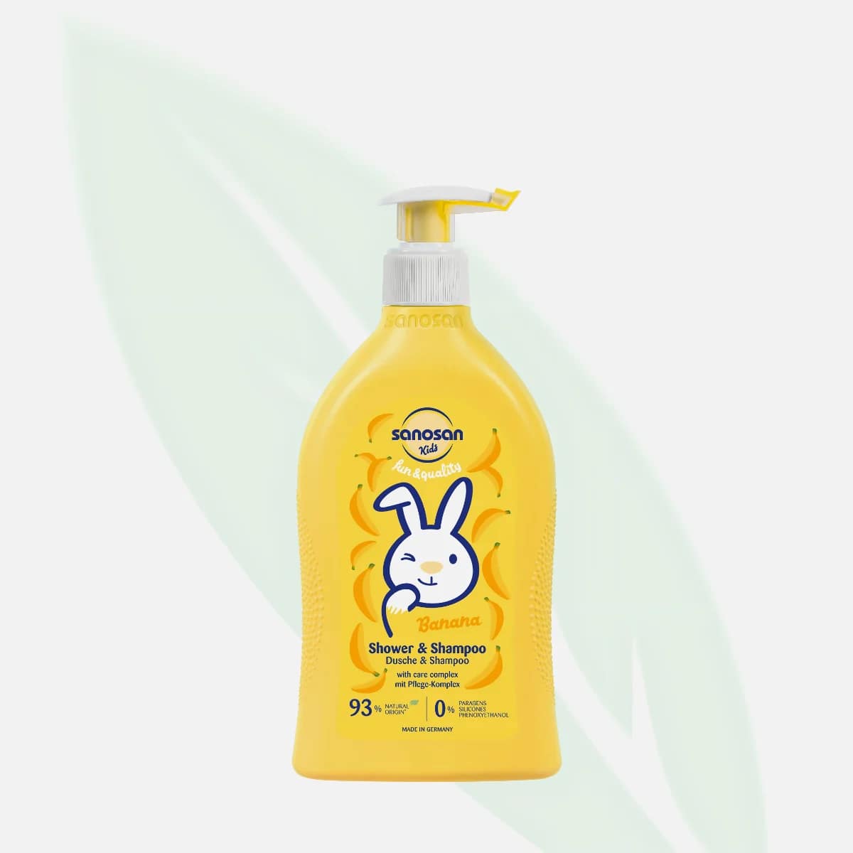 SANOSAN Kids Shower & Shampoo Banana 400ml