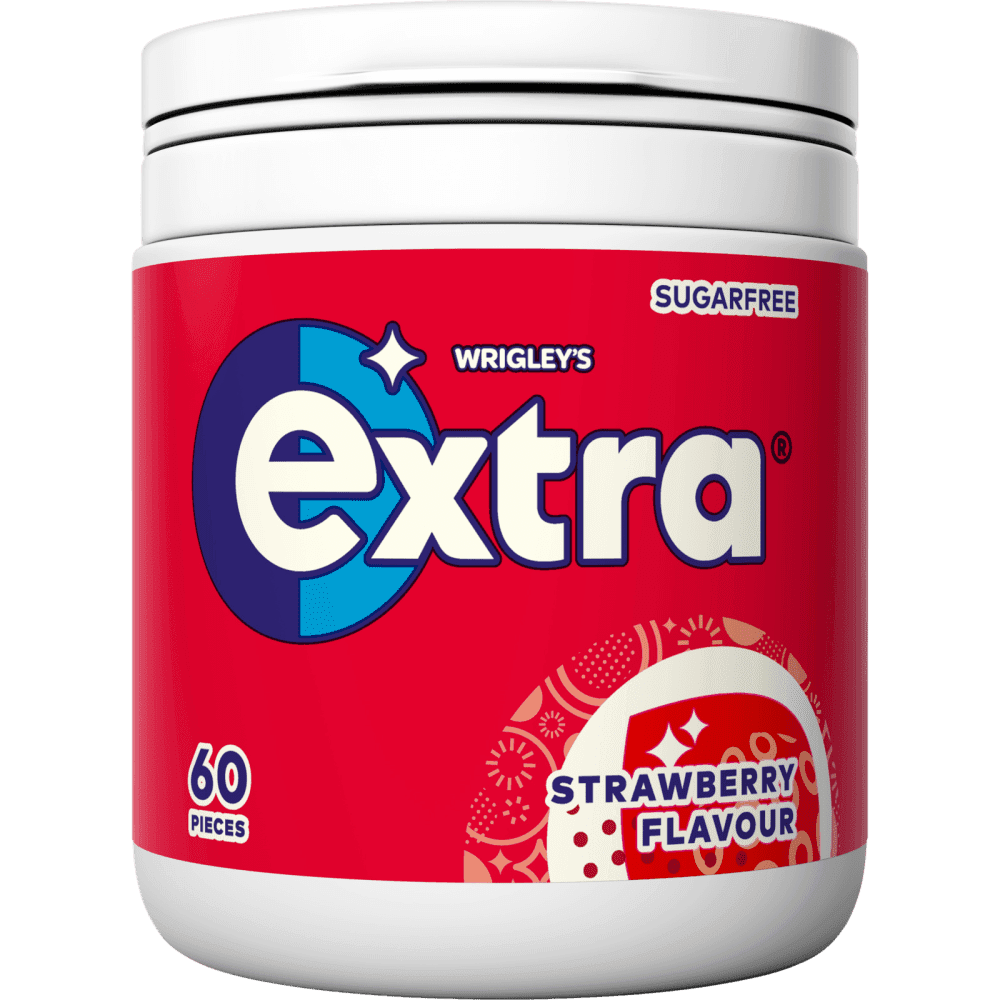 EXTRA Strawberry Sugar-Free Gum 60 Pieces