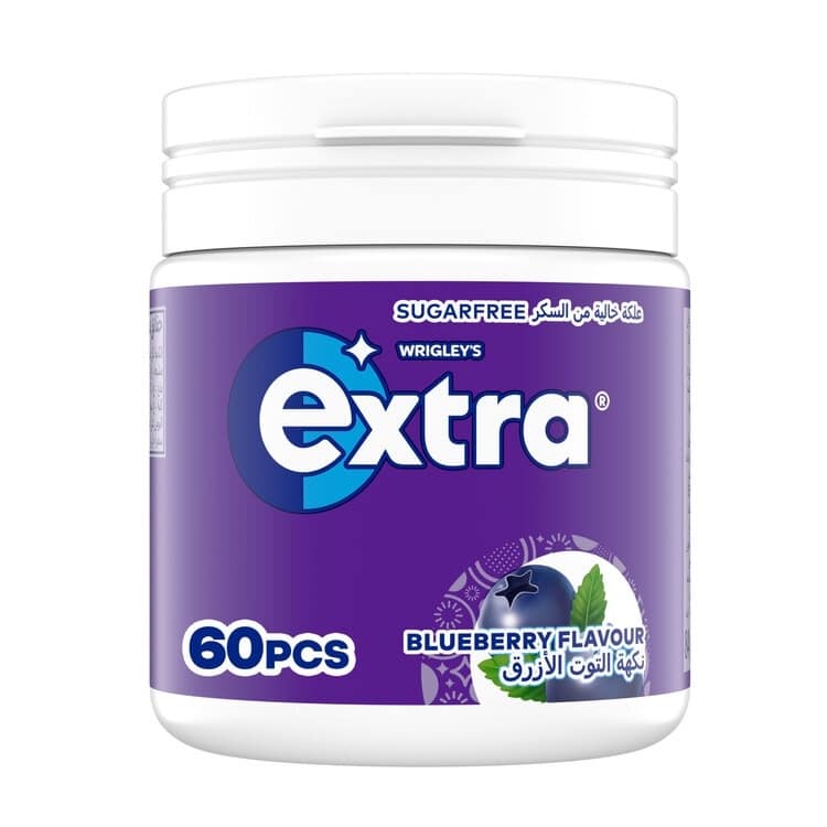 EXTRA Gum Blueberry Sugar-Free 60pcs