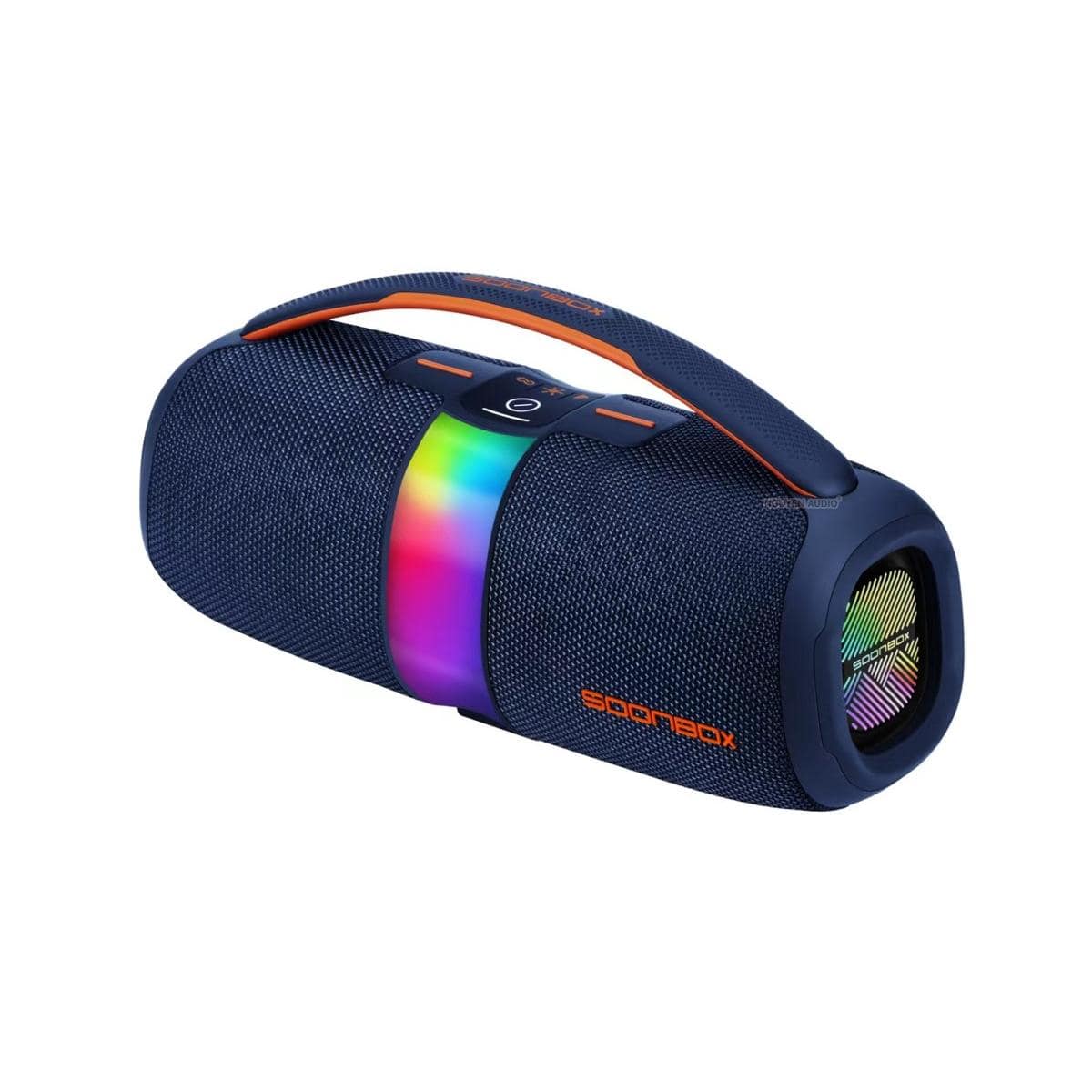 SOONBOX S5300 Bluetooth Speaker,20W, IPX6, Bluetooth, TF card, FM, USB, AUX, TWS, 6-8 Hours Battery - Blue
